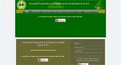 Desktop Screenshot of cafeciba.com.sv